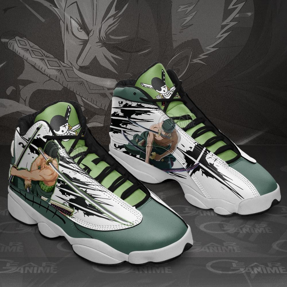 Roronoa Zoro JD13 Sneakers Custom Anime One Piece Shoes