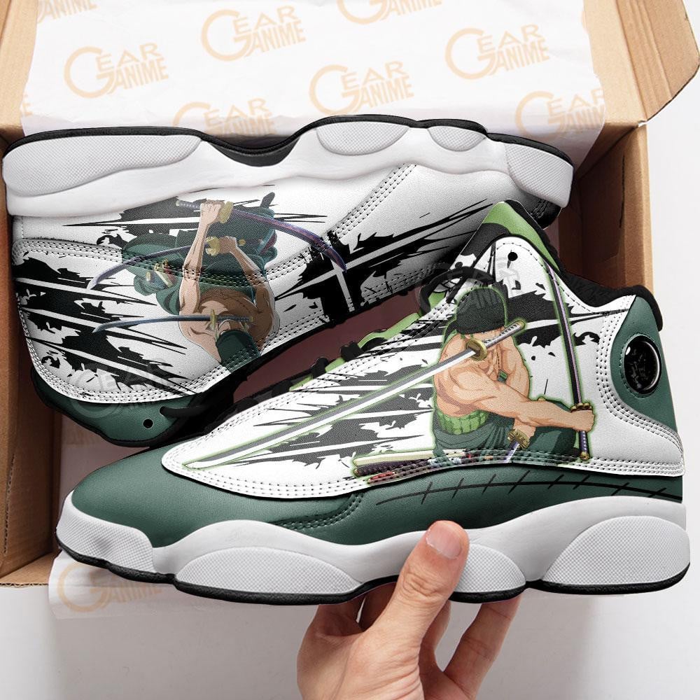 Roronoa Zoro JD13 Sneakers Custom Anime One Piece Shoes