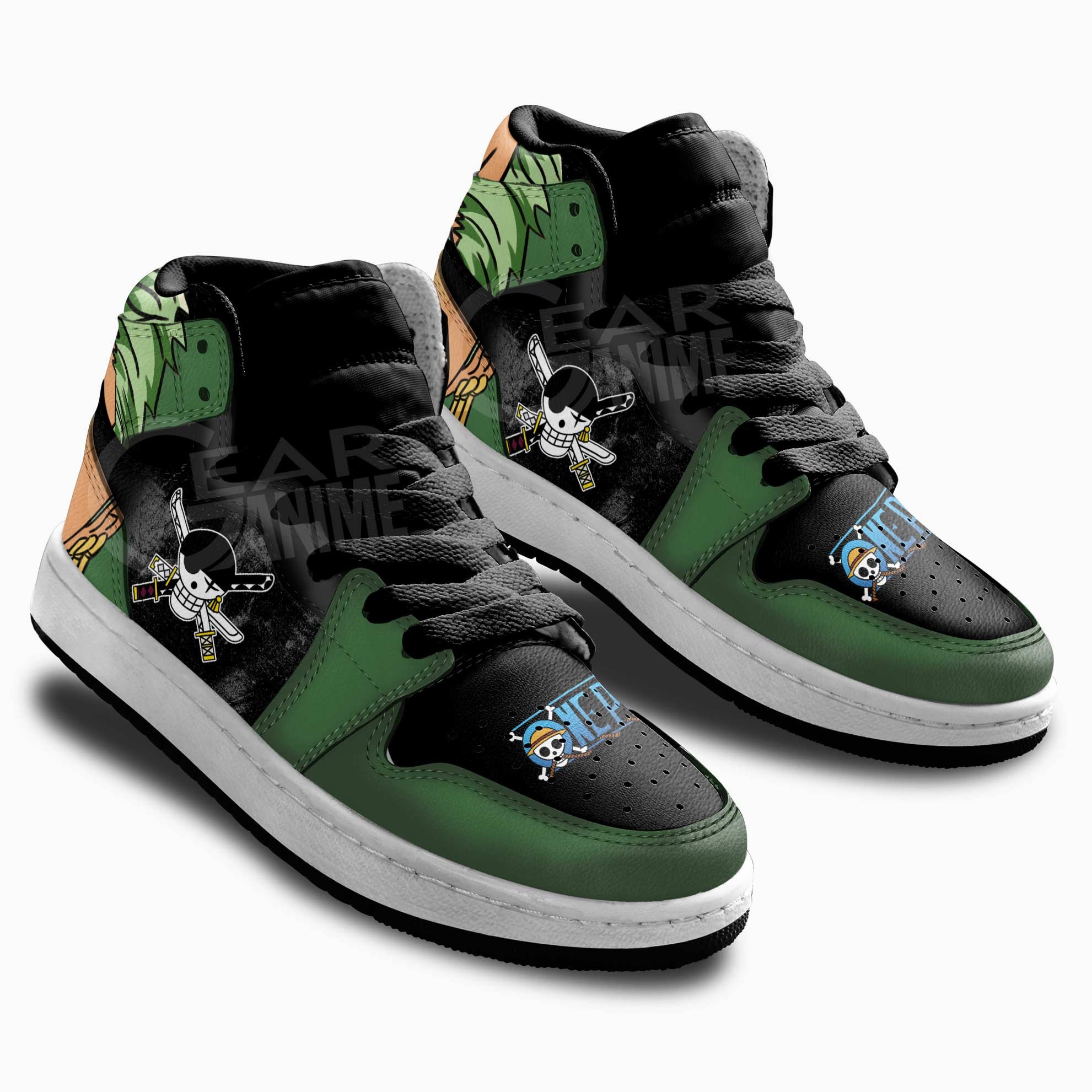 Roronoa Zoro Kids Sneakers One Piece Anime Kids Shoes