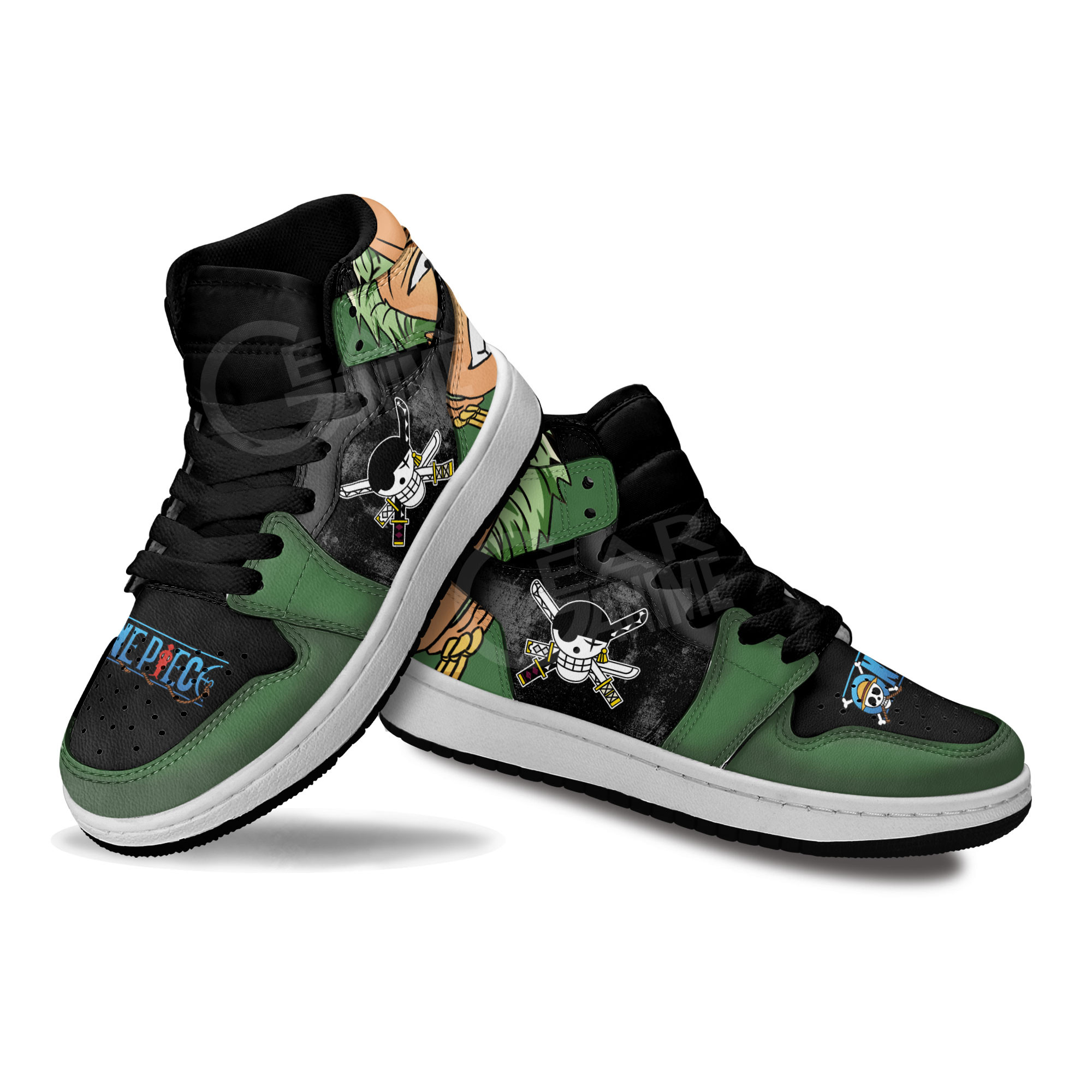 Roronoa Zoro Kids Sneakers One Piece Anime Kids Shoes