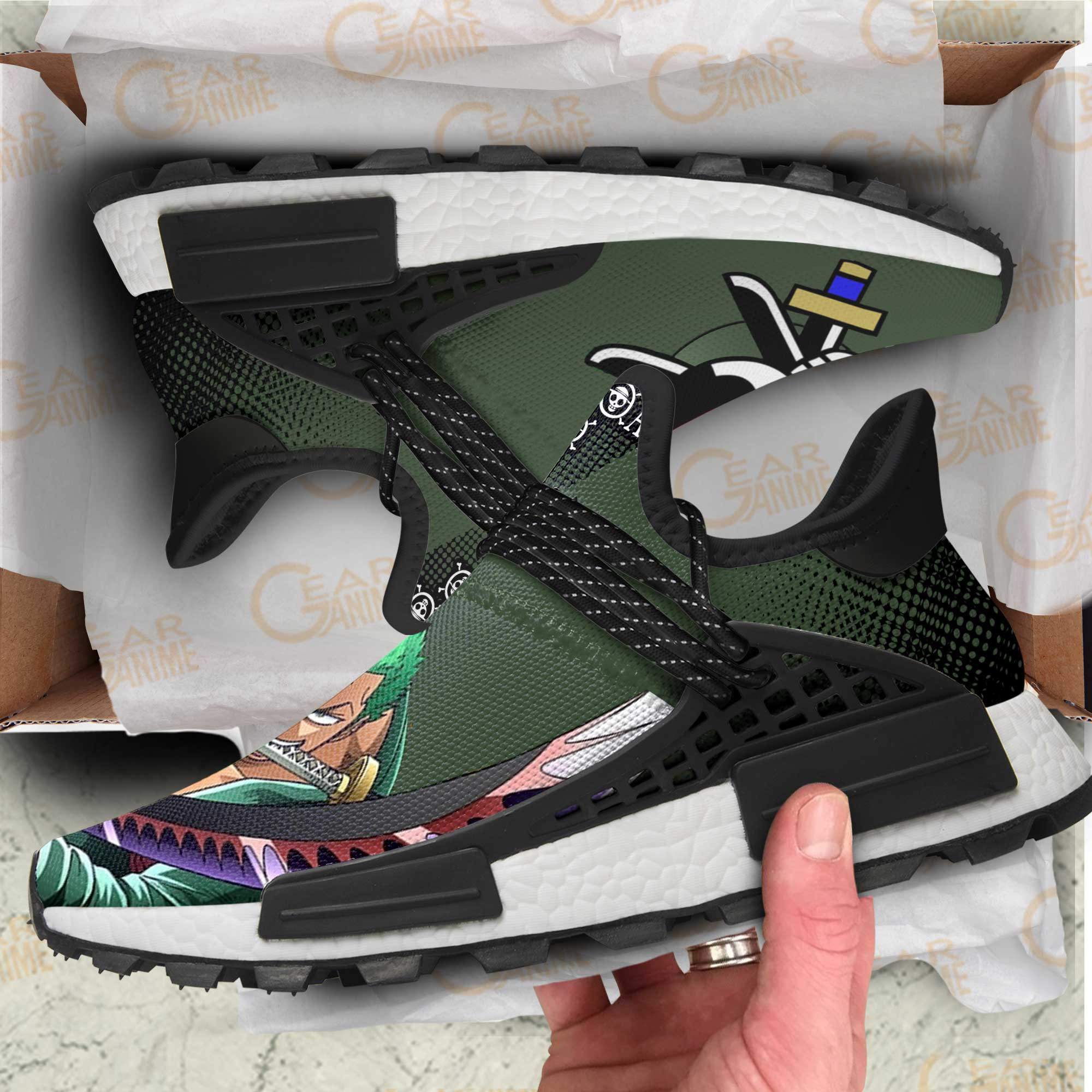 Roronoa Zoro Santoryu Shoes One Piece Anime Shoes, NMD Shoes