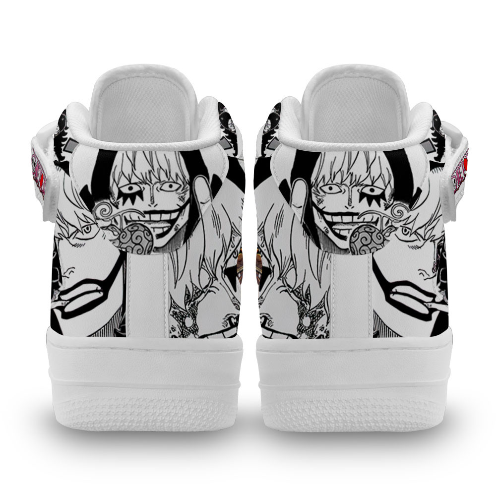 Rosinante Sneakers Air Mid One Piece Custom Anime Shoes Mix Manga