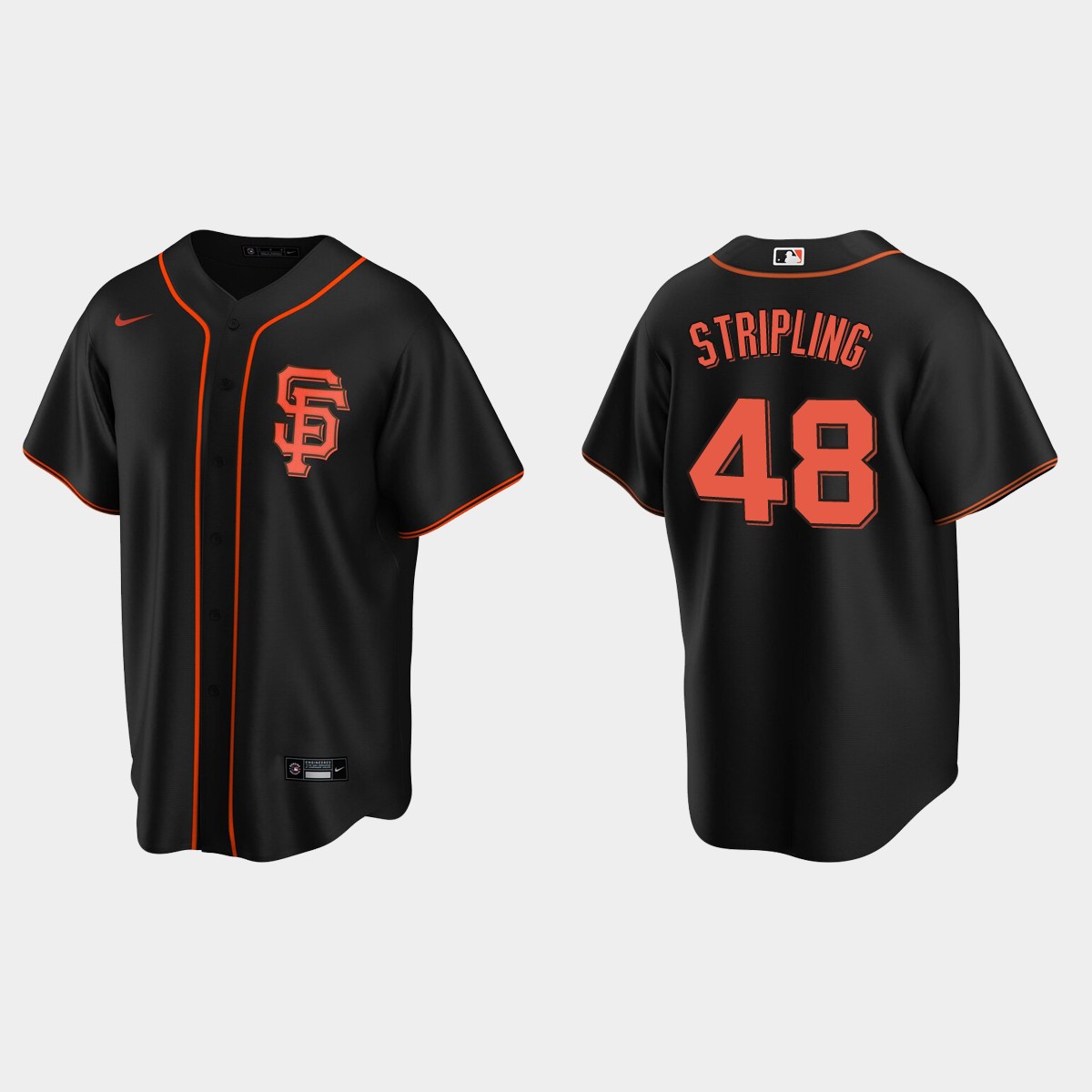 Ross Stripling San Francisco Giants Alternate Jersey - Black