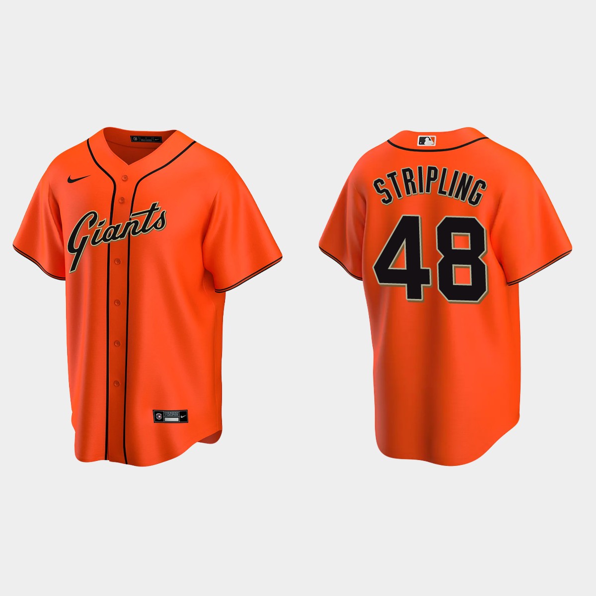Ross Stripling San Francisco Giants Alternate Jersey - Orange