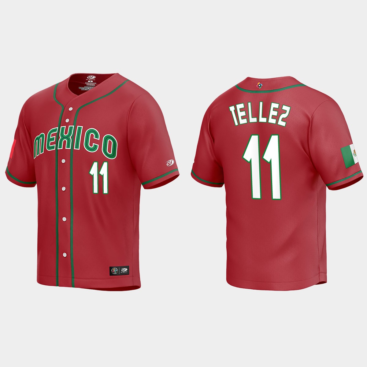 Rowdy Tellez Mexico 2023 World Classic Jersey - Red