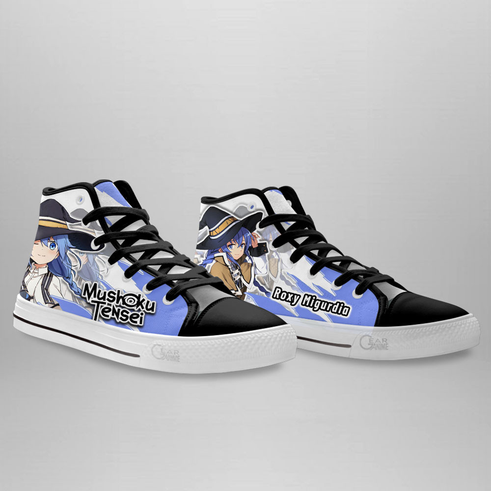 Roxy Migurdia High Top Shoes Mushoku Tensei Custom Anime Sneakers