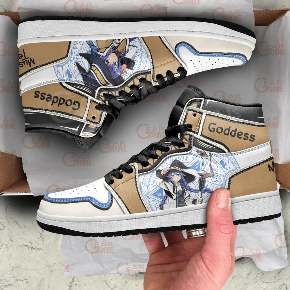 Roxy Migurdia JD1s Sneakers Mushoku Tensei Anime Shoes, Air Jordan Hightop