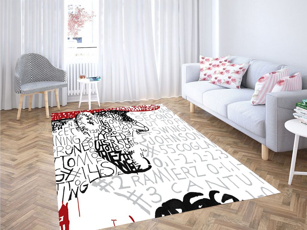 Roy Halladay Artwork Living Room Modern Carpet Rectangle Rug