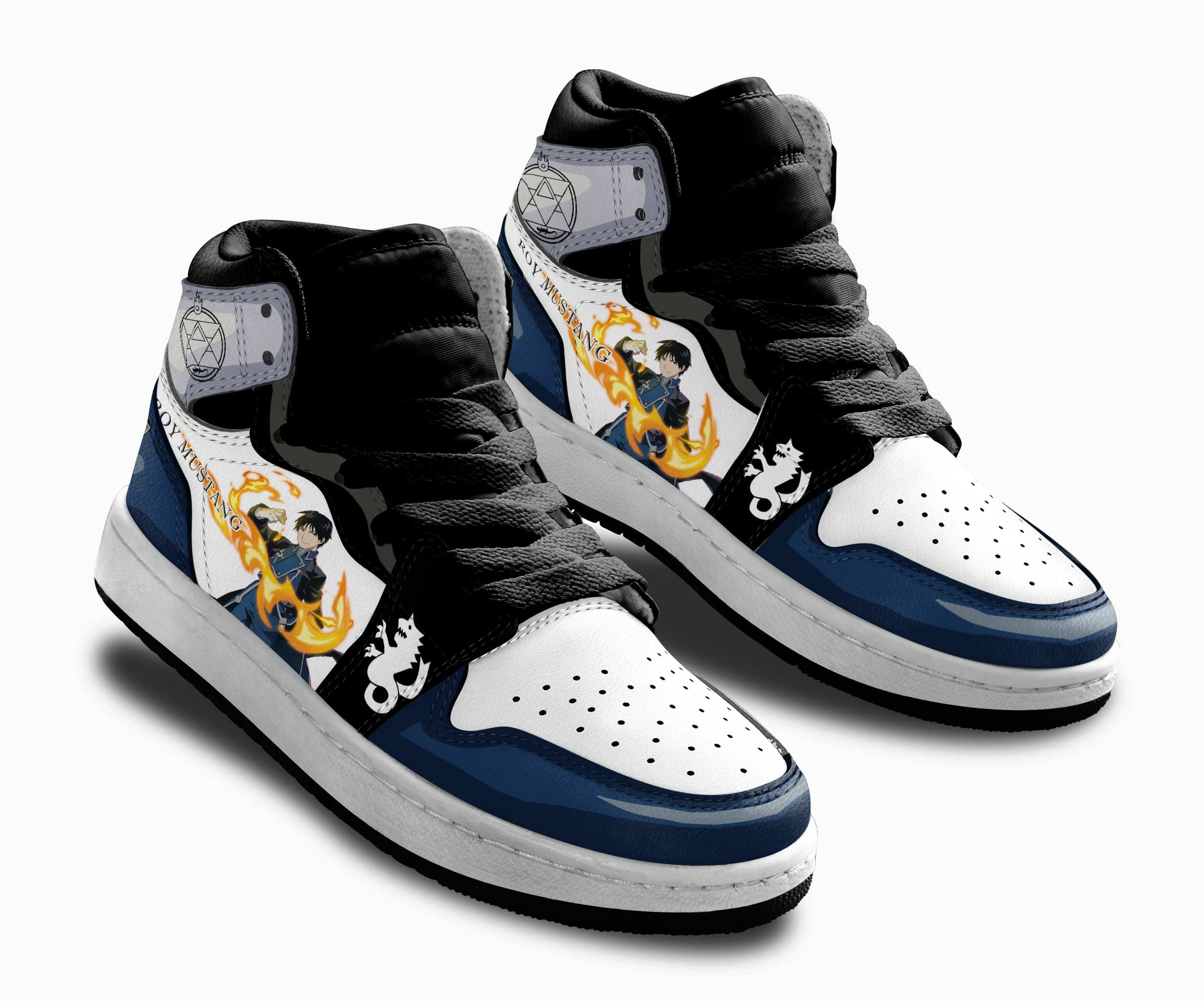 Roy Mustang Kids Sneakers Custom Fullmetal Alchemist Shoes For Kids