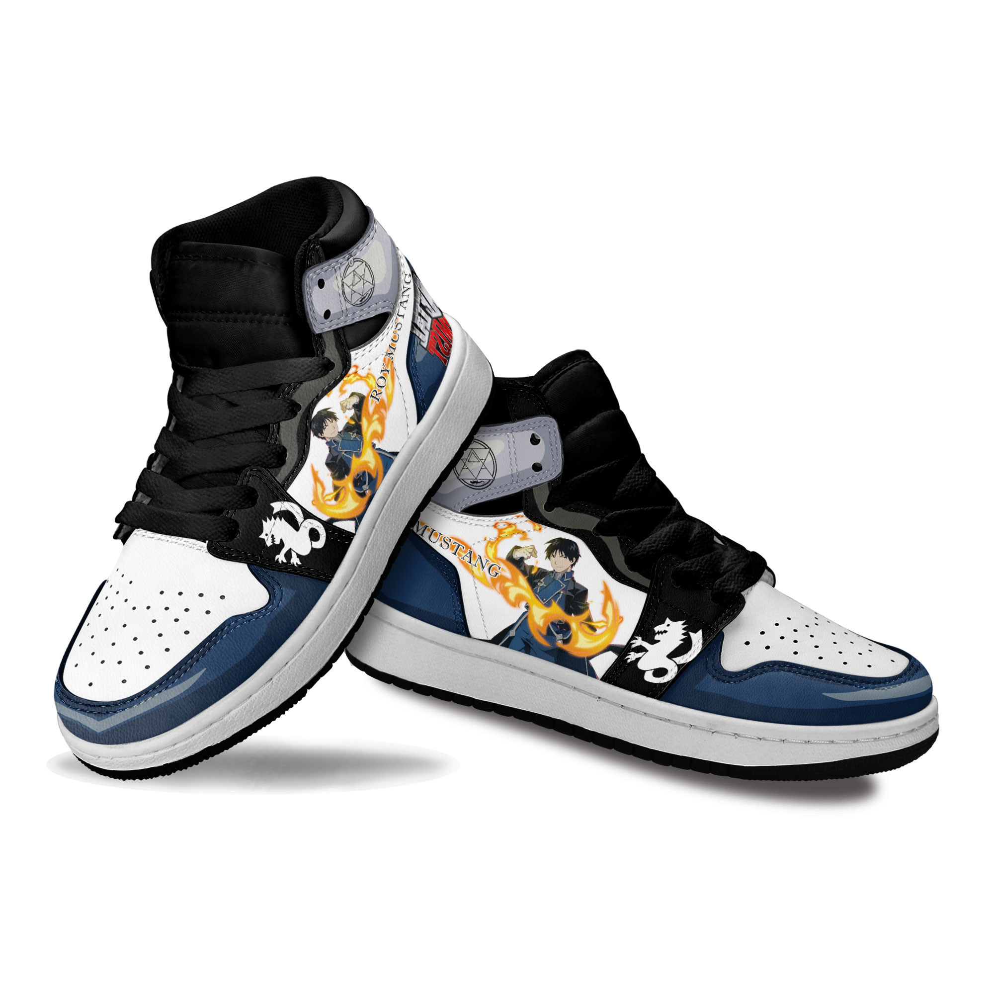 Roy Mustang Kids Sneakers Custom Fullmetal Alchemist Shoes For Kids