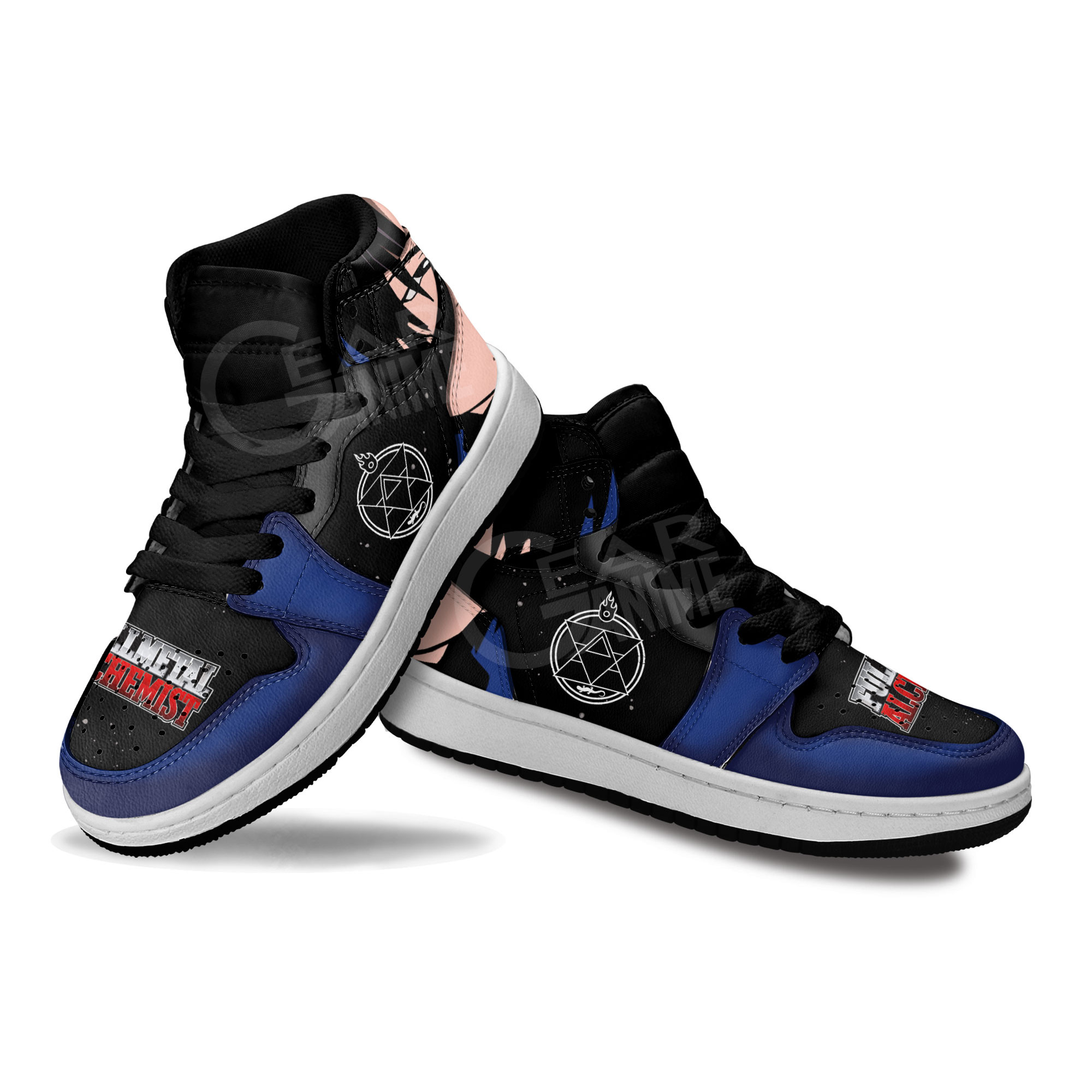 Roy Mustang Kids Sneakers NRT Anime Kids Shoes