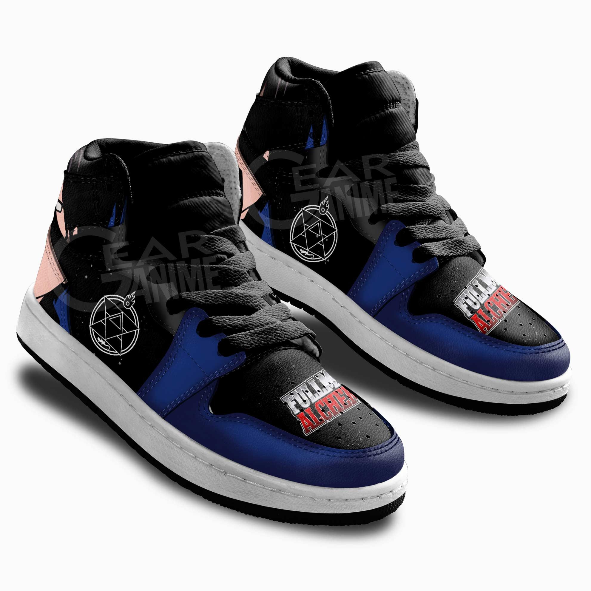 Roy Mustang Kids Sneakers NRT Anime Kids Shoes