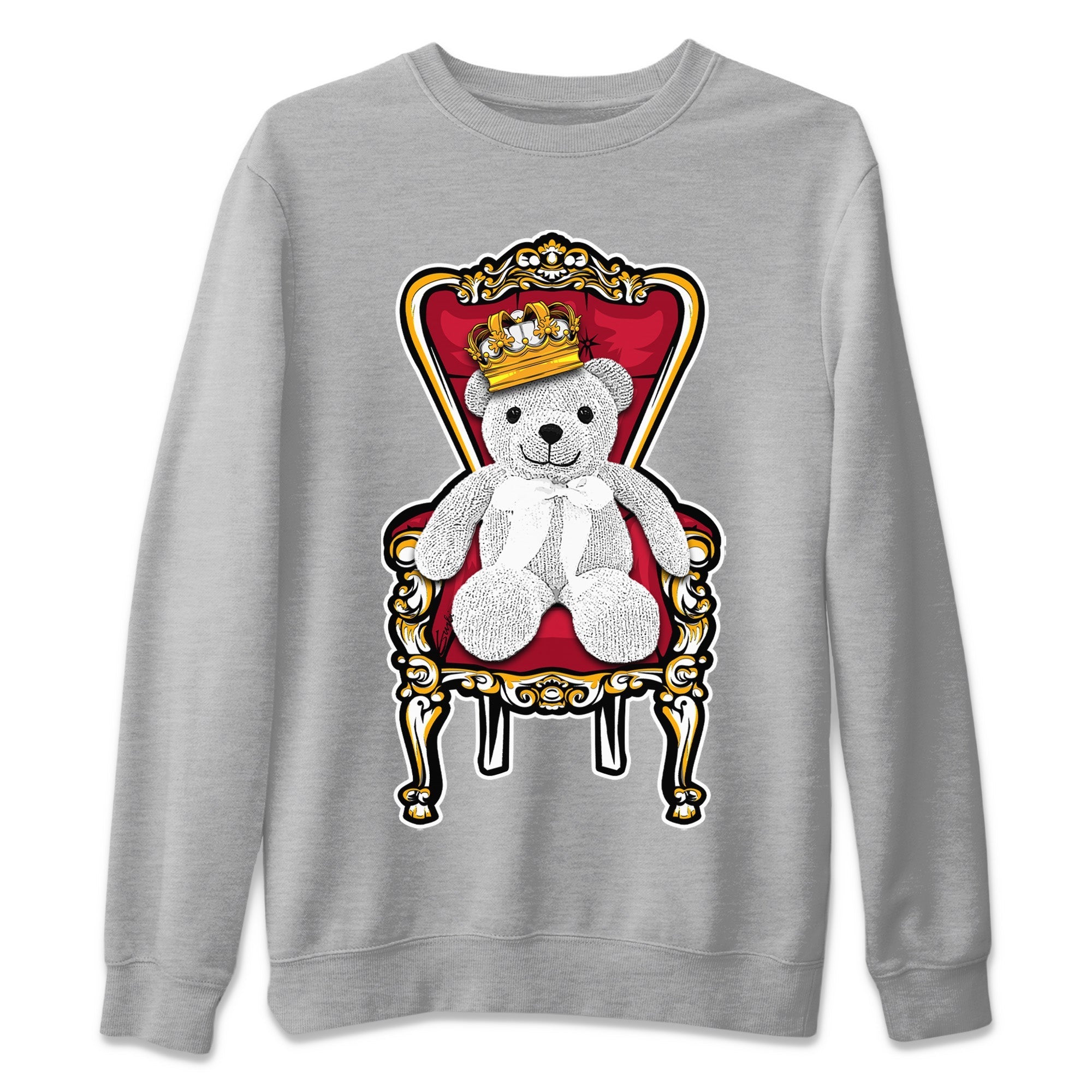 Royal Bear Unisex Sweater – Air Jordan 7 Cardinal, Sneakers Matching Sweater