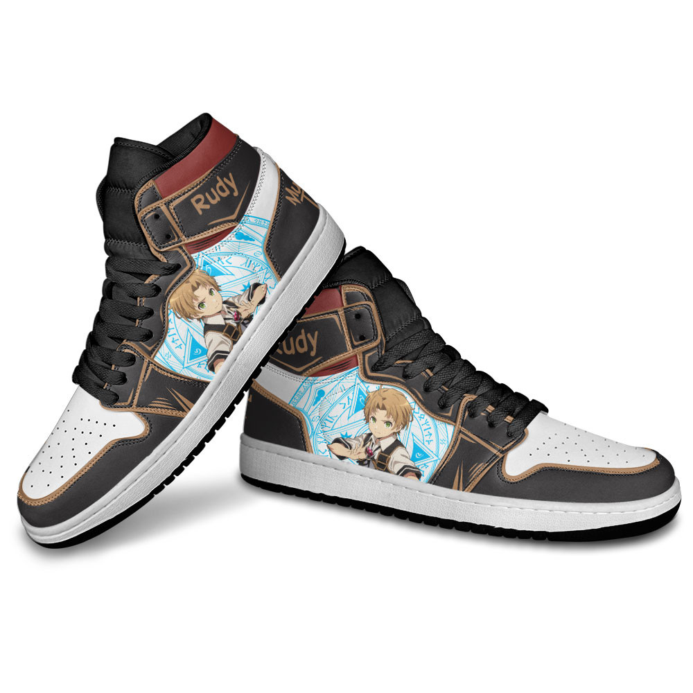 Rudeus Greyrat JD1s Sneakers Mushoku Tensei Anime Shoes, Air Jordan Hightop