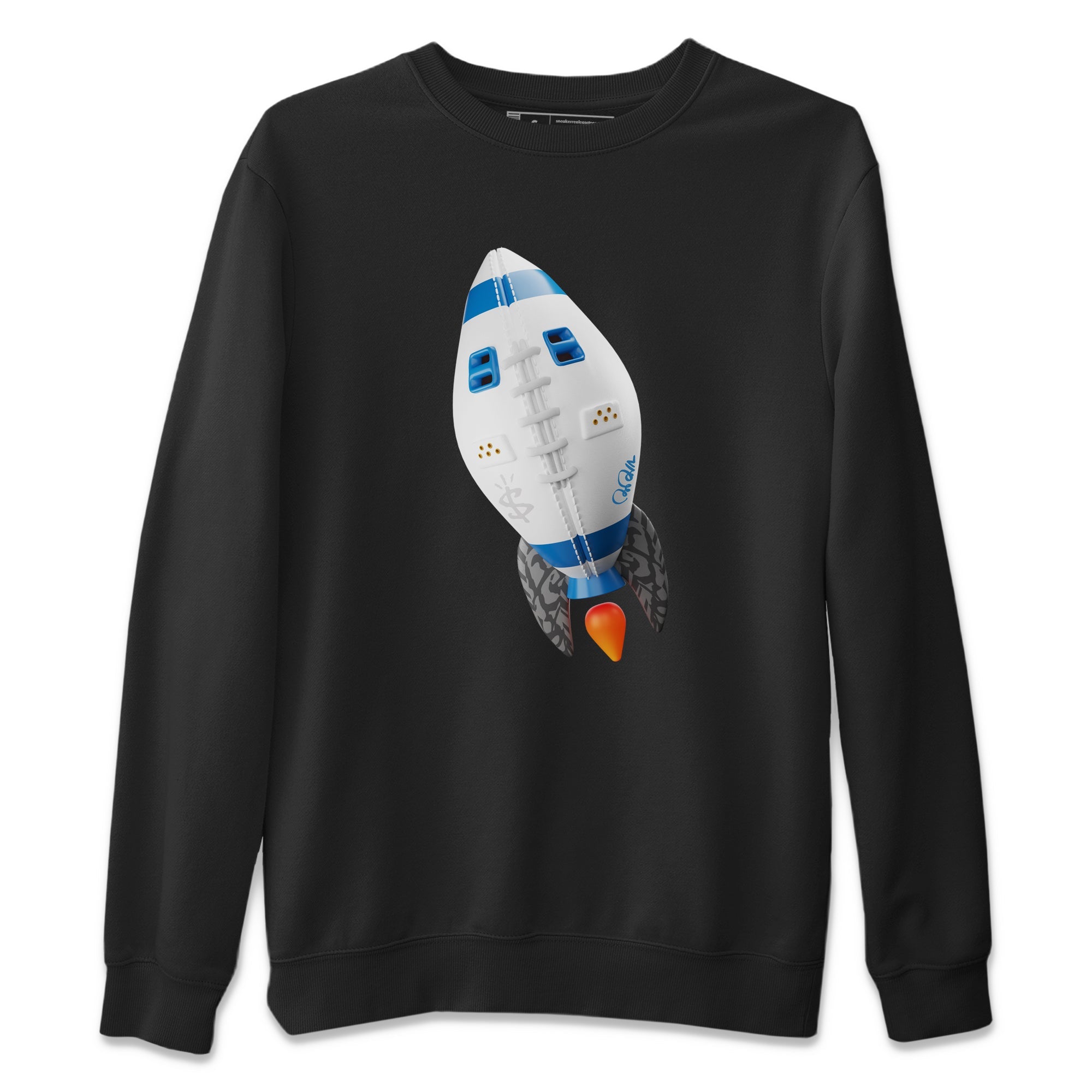 Rugby Rocket Unisex Sweater – Air Jordan 3 Wizards, Sneakers Matching Sweater