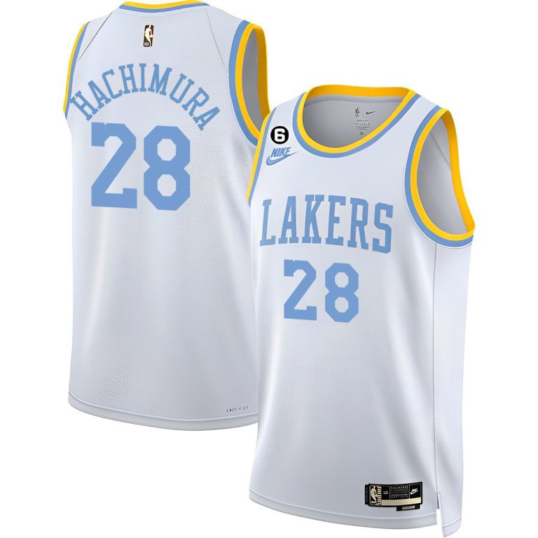 Rui Hachimura Los Angeles Lakers 2023 Classic Edition Jersey - All Stitched
