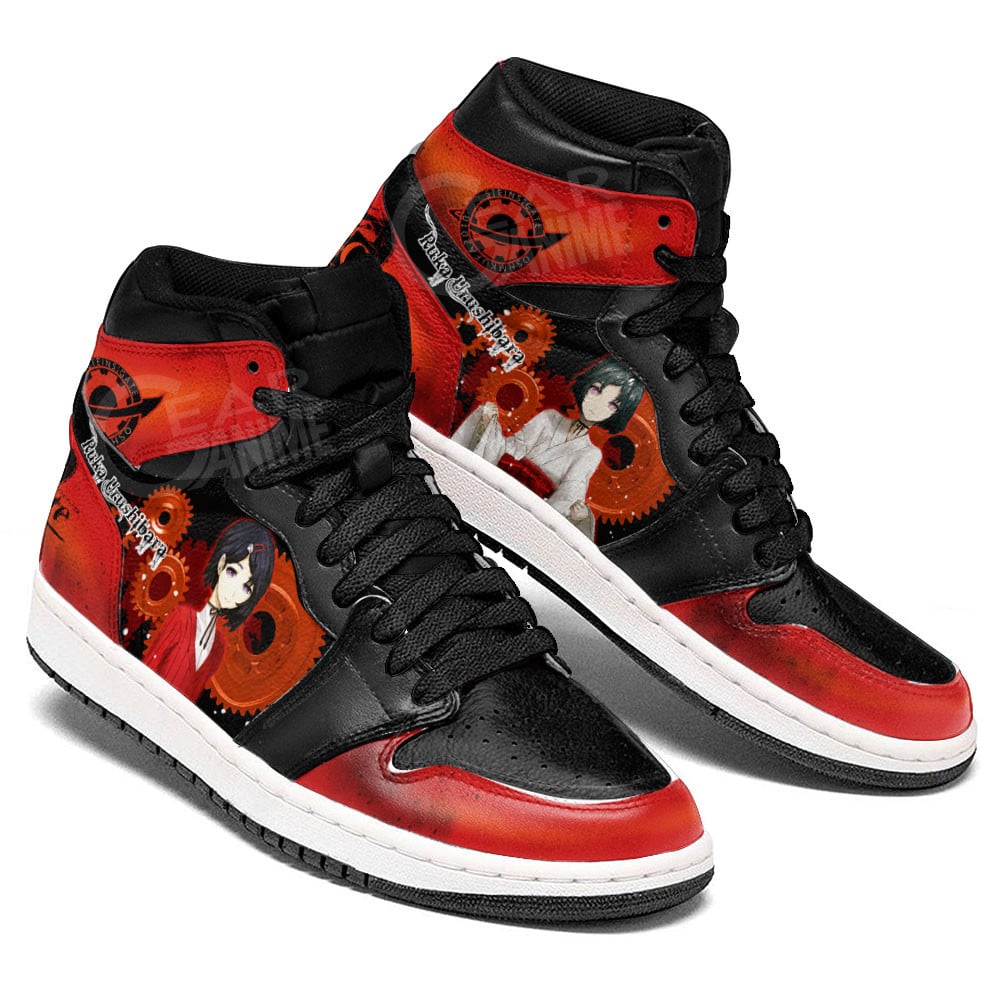 Ruka Urushibara JD1s Sneakers Steins Gate Anime Shoes, Air Jordan Hightop