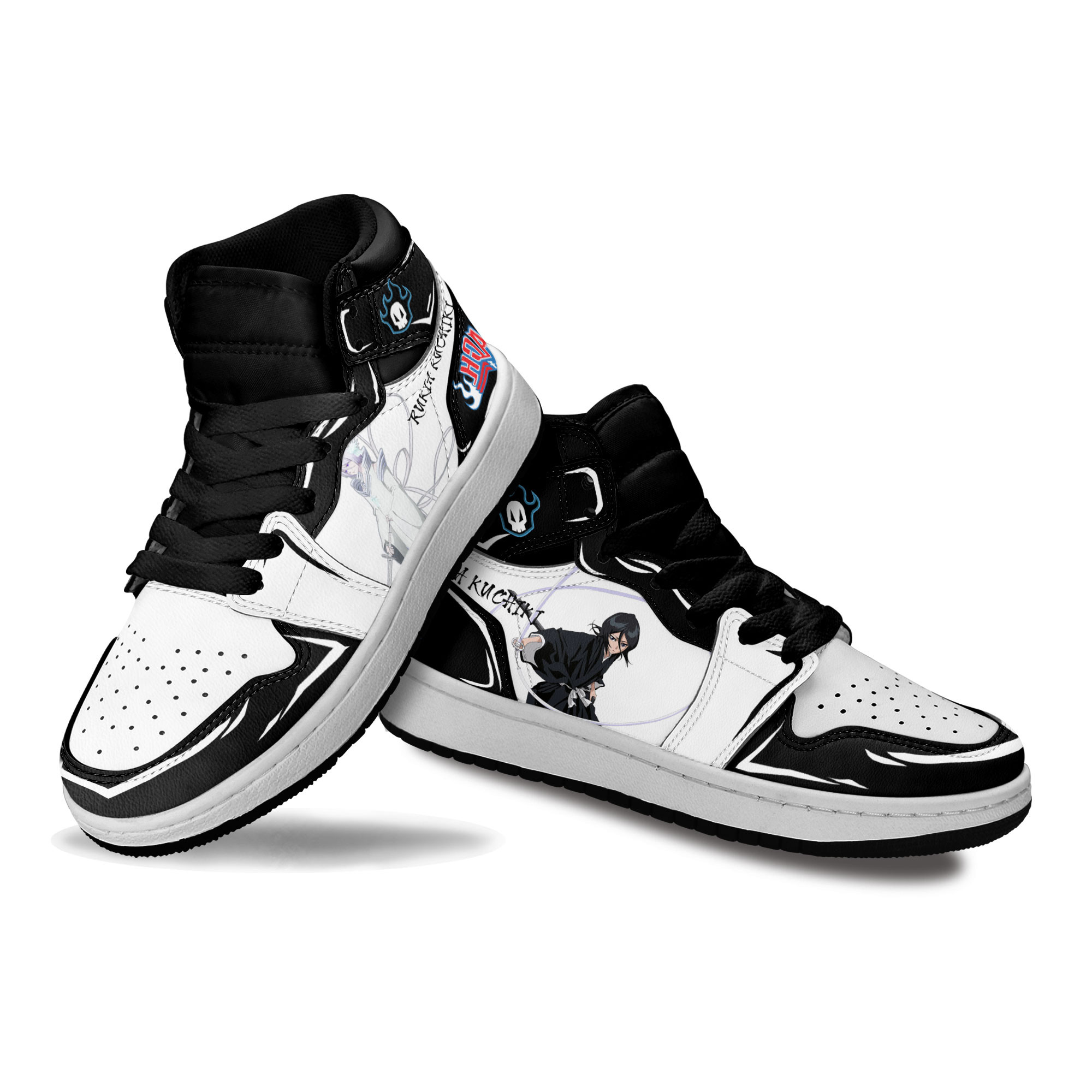 Rukia Kuchiki Kids Sneakers Custom Anime Bleach Shoes For Kids