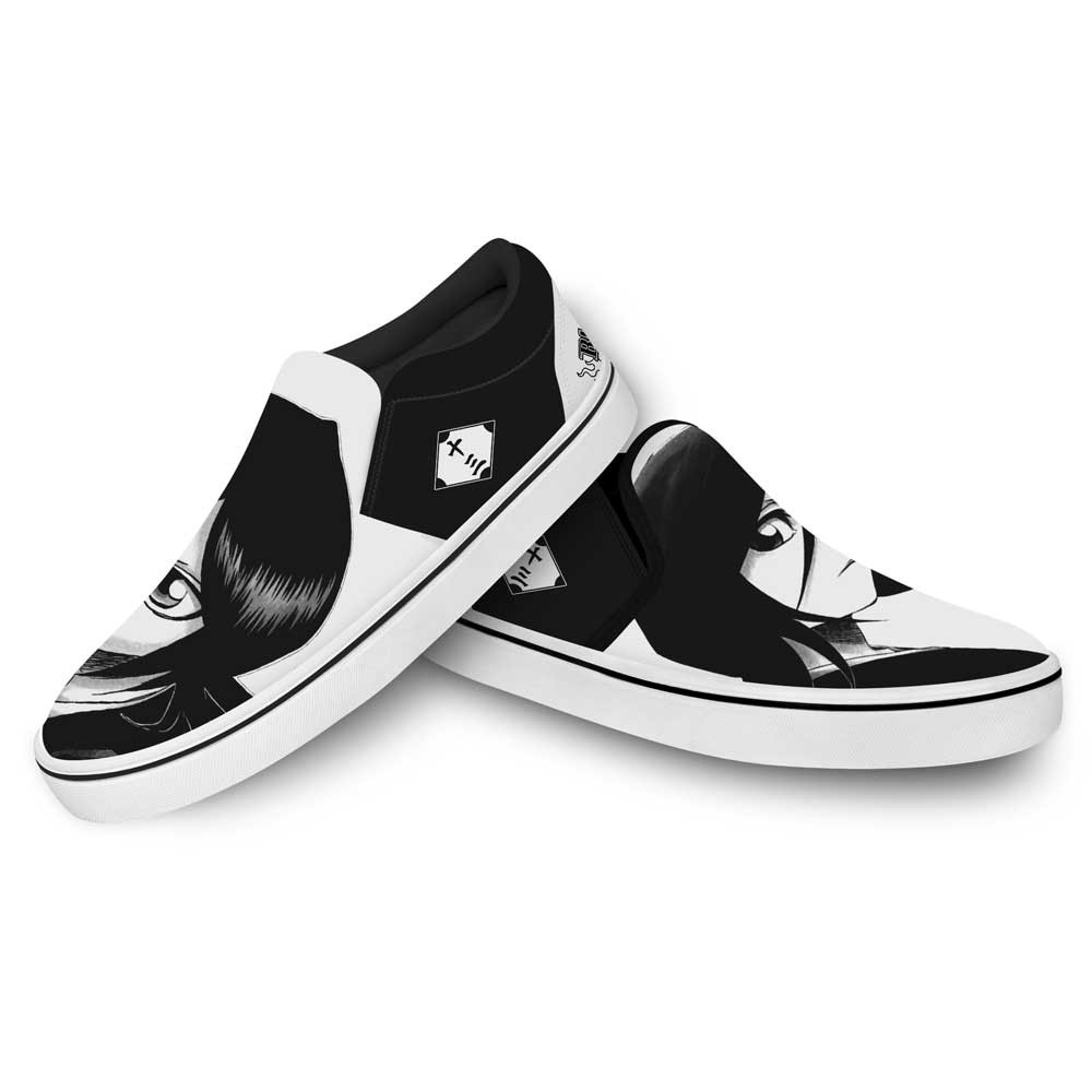 Rukia Kuchiki Slip-On Shoes Canvas Custom Anime Bleach Shoes