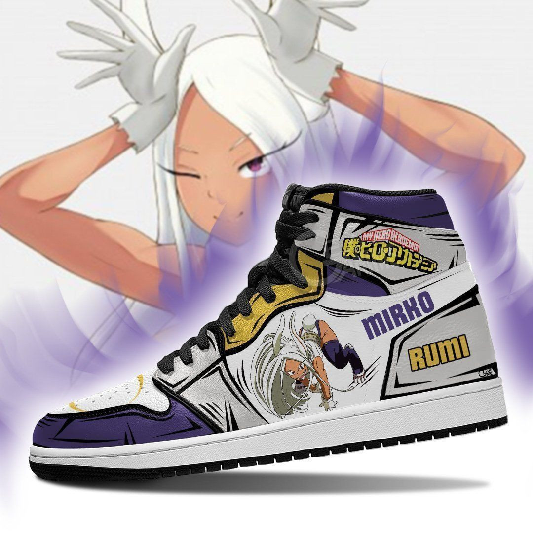 Rumi Usagiyama My Hero Academia anime 1 High Top Air Jordan Sneaker, Air Jordan Hightop