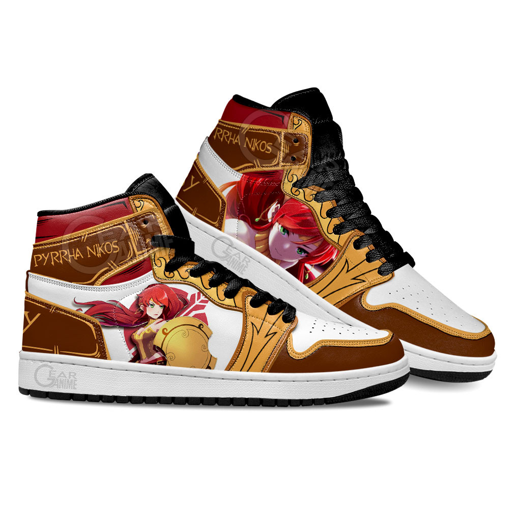 RWBY Pyrrha Nikos Shoes For Anime Fans, Air Jordan Hightop