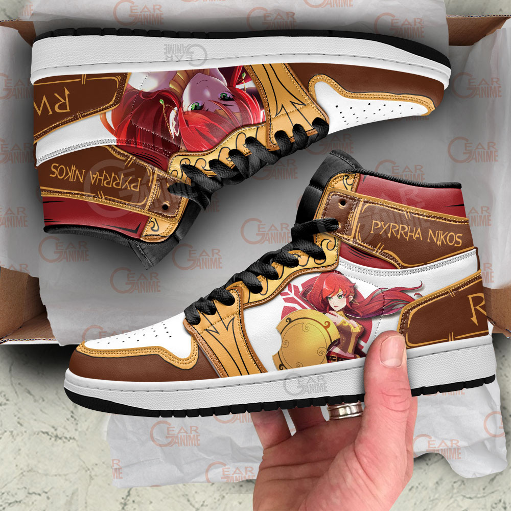 RWBY Pyrrha Nikos Shoes For Anime Fans, Air Jordan Hightop