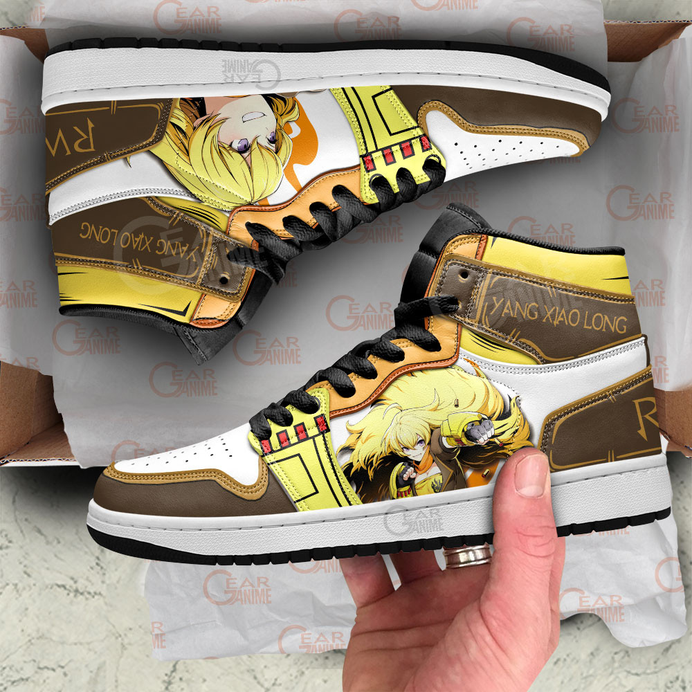 RWBY Yang Xiao Long Shoes For Anime Fans, Air Jordan Hightop