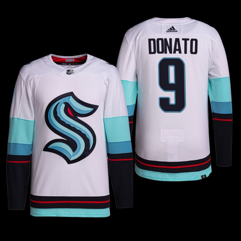 Ryan Donato Seattle Kraken Primegreen Jersey White #9 Away Uniform