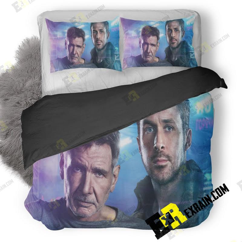 Ryan Gosling And Harrison Ford Blade Runner 20 3D Customized Duvet Cover Bedding Set