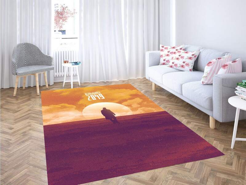 Ryan Gosling Blade Runner Silhouette Carpet Rectangle Rug