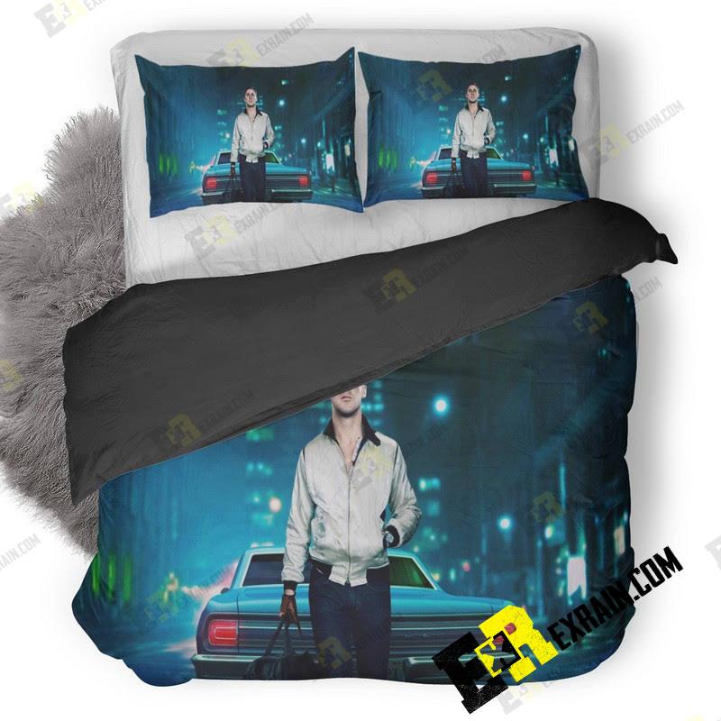 Ryan Gosling Drive Movie Ir 3D Customized Duvet Cover Bedding Set