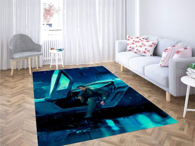 Ryan Gosling With Car Blade Runner Carpet Rectangle Rug