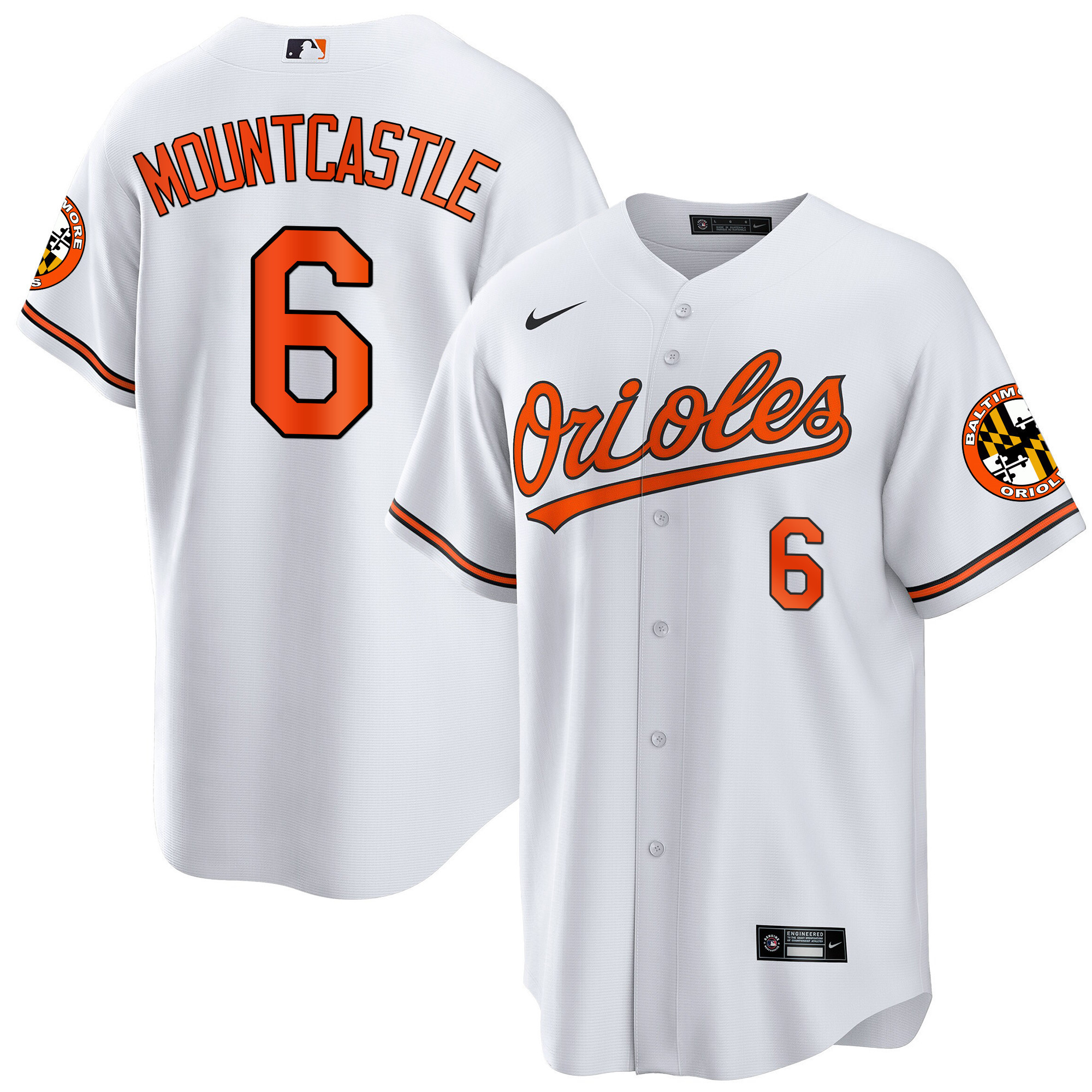 Ryan Mountcastle Men’s Baltimore Orioles 2023 Special Gold Cool White Jersey - All Stitched