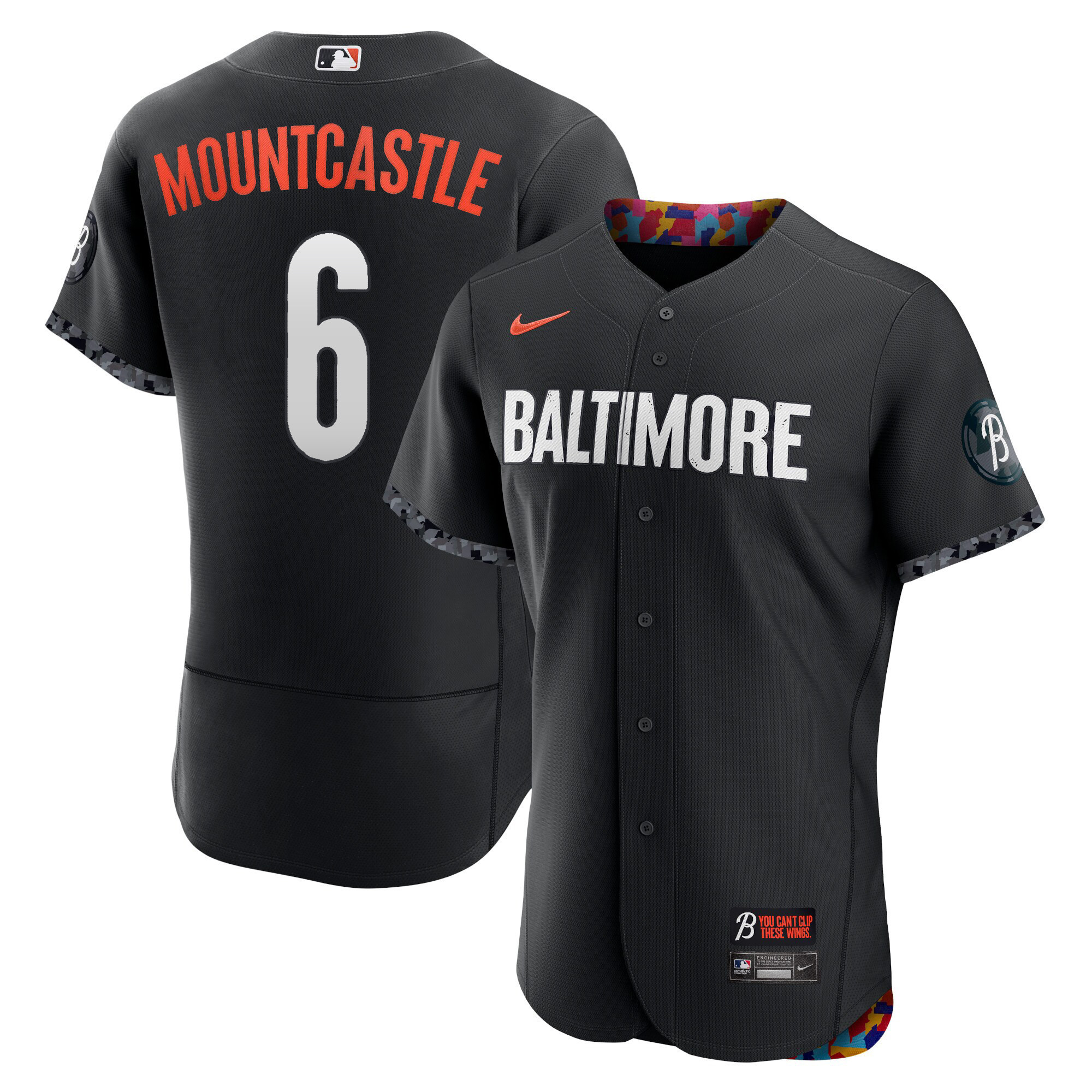 Ryan Mountcastle Men's Baltimore Orioles 2023 City Connect Flex Base Jersey - All Stitched