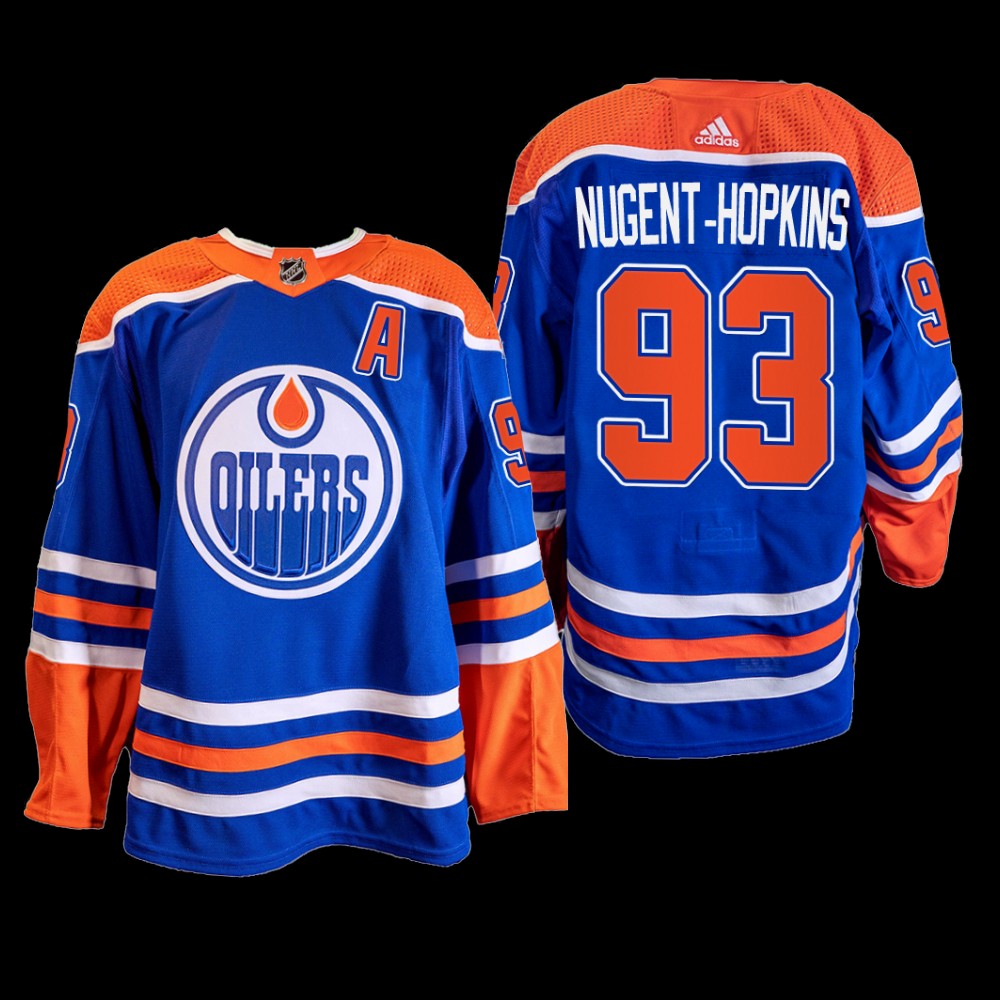Ryan Nugent-Hopkins Edmonton Oilers Primegreen Jersey 2022-23 Blue #93 Home Uniform