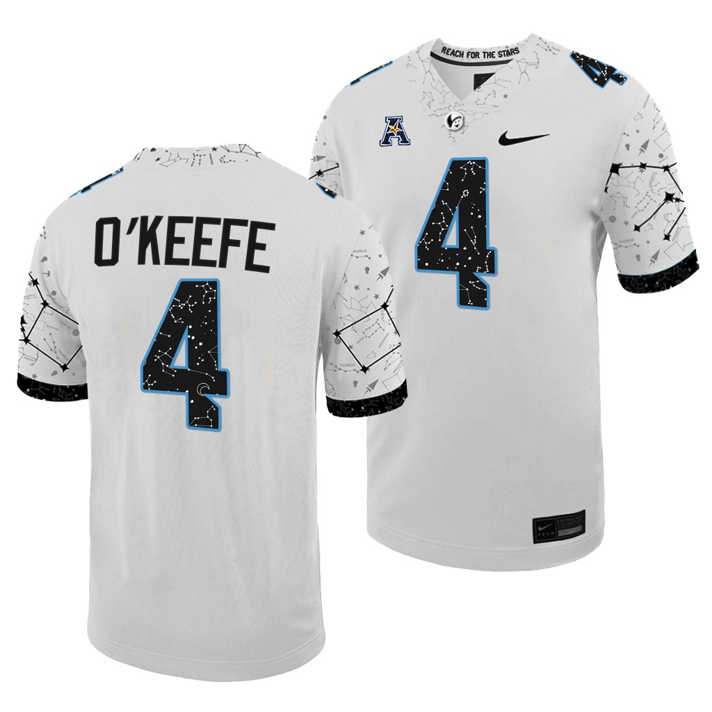 Ryan O'Keefe UCF Knights #4 White Jersey 2022 Space Game Men's Untouchable Uniform
