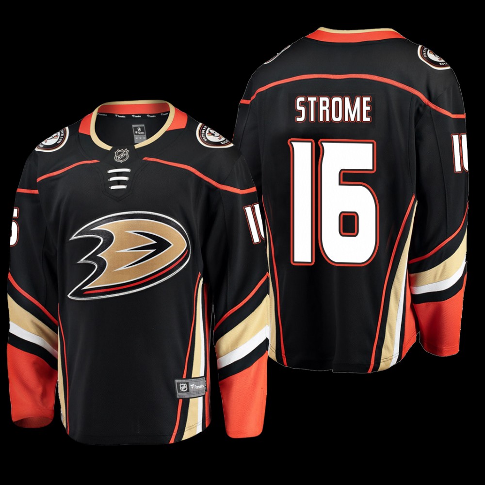 Ryan Strome #16 Anaheim Ducks Alternate Black Breakaway Player Jersey