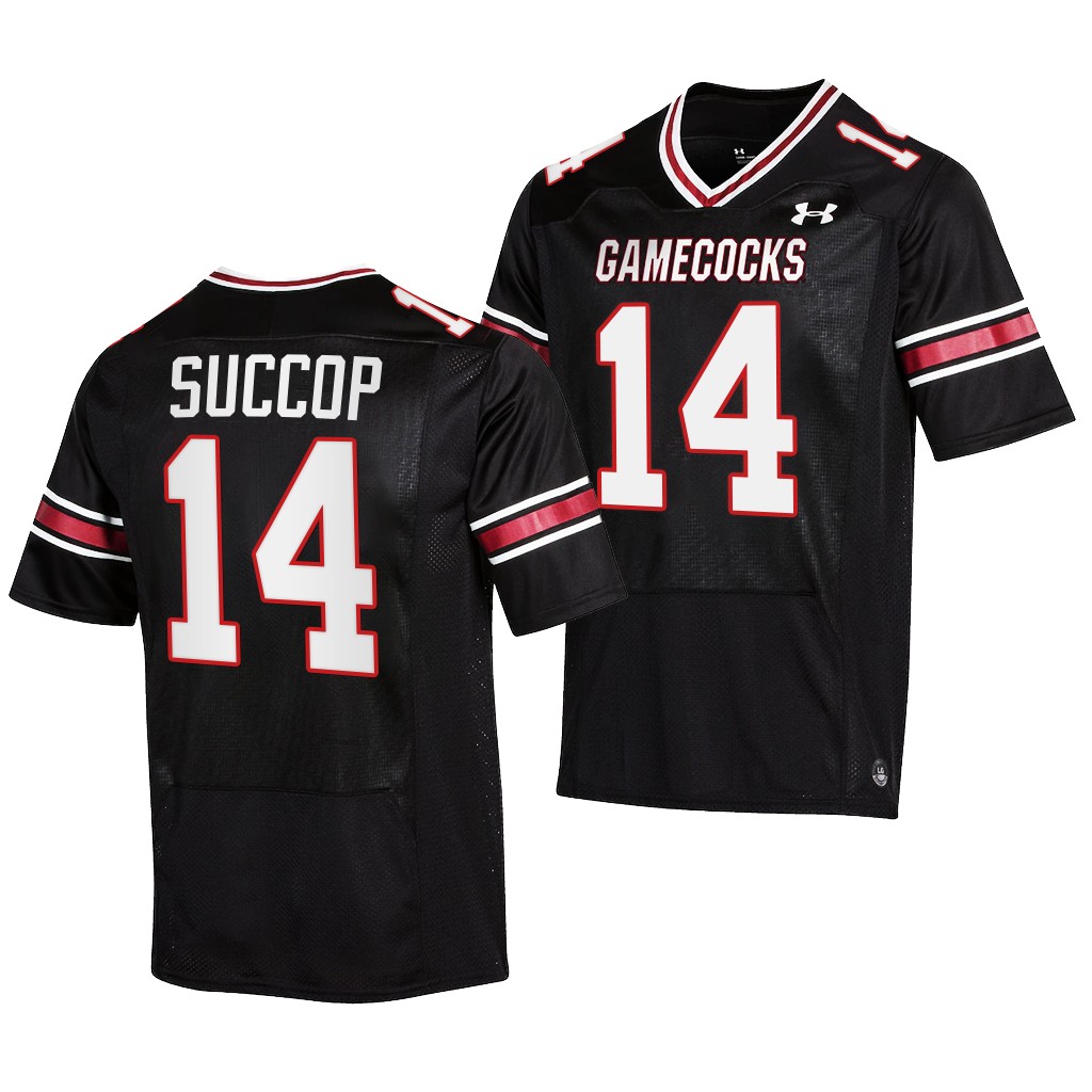 Ryan Succop South Carolina Gamecocks #14 Black Jersey Alumni Men's NIL Uniform