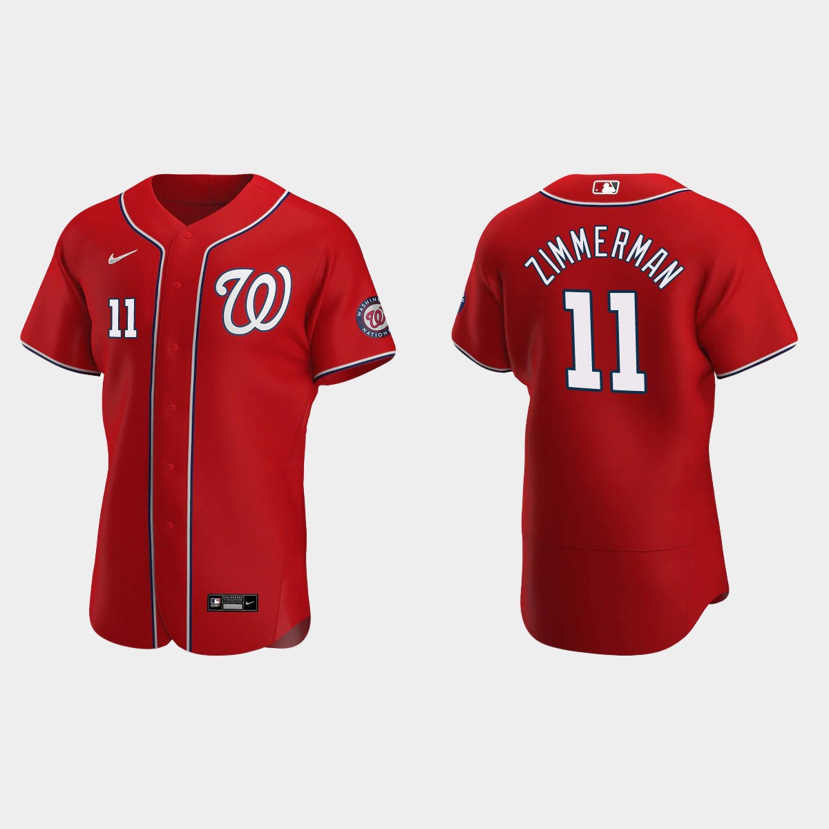 Ryan Zimmerman #11 Washington Nationals Alternate Jersey - Red