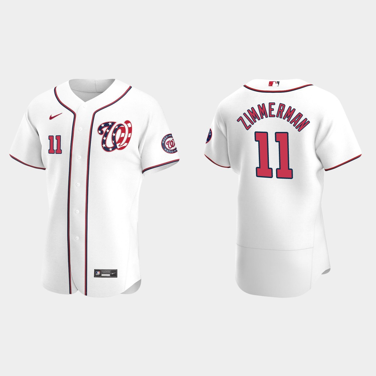 Ryan Zimmerman #11 Washington Nationals Alternate Jersey - White