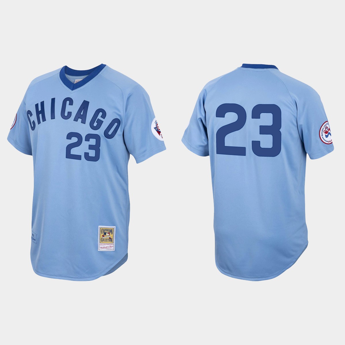 Ryne Sandberg Chicago Cubs 1976 Cooperstown Jersey - Light Blue