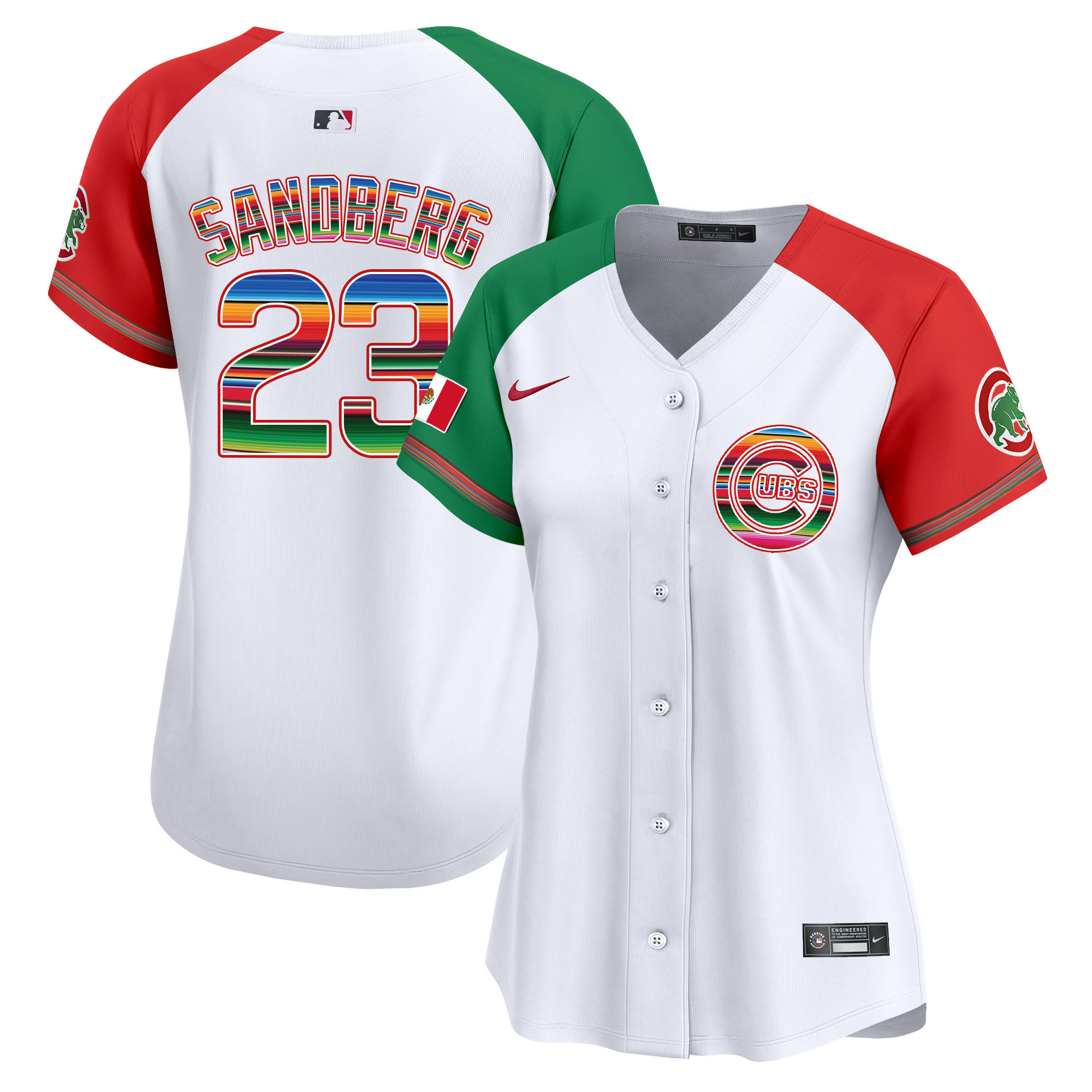 Ryne Sandberg Women's Chicago Cubs Mexico Vapor Premier Limited Alternate Jersey - All Stitched