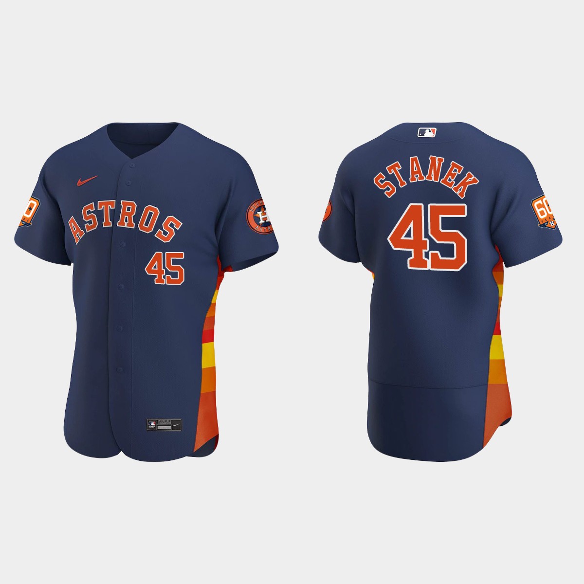 Ryne Stanek Houston Astros 60th Anniversary Jersey - Navy