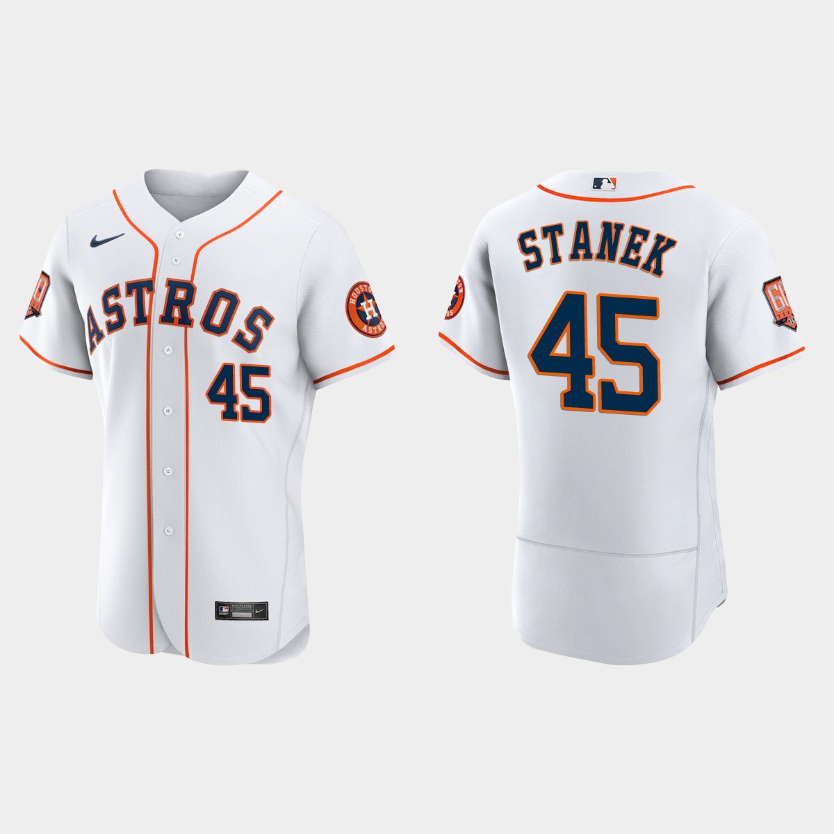 Ryne Stanek Houston Astros 60th Anniversary Jersey - White