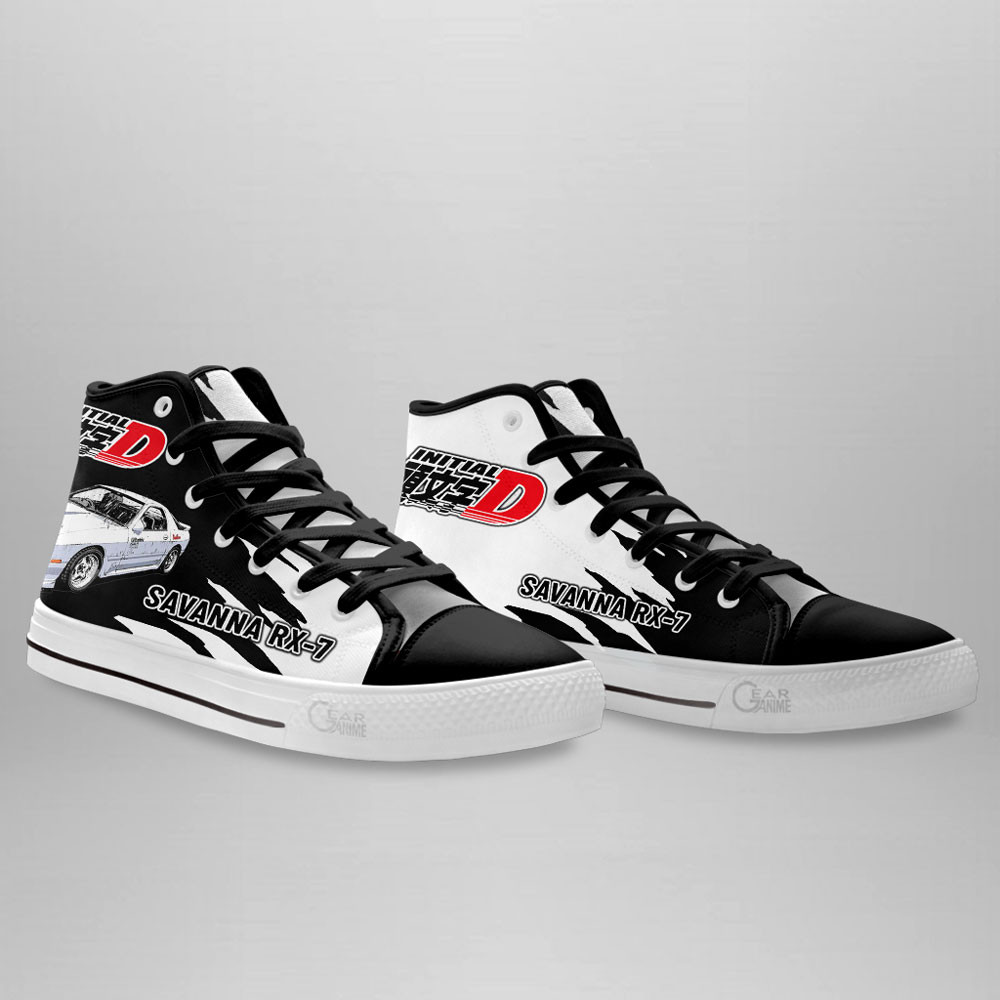Ryosuke Takahashi High Top Shoes Initial D Custom Anime Sneakers