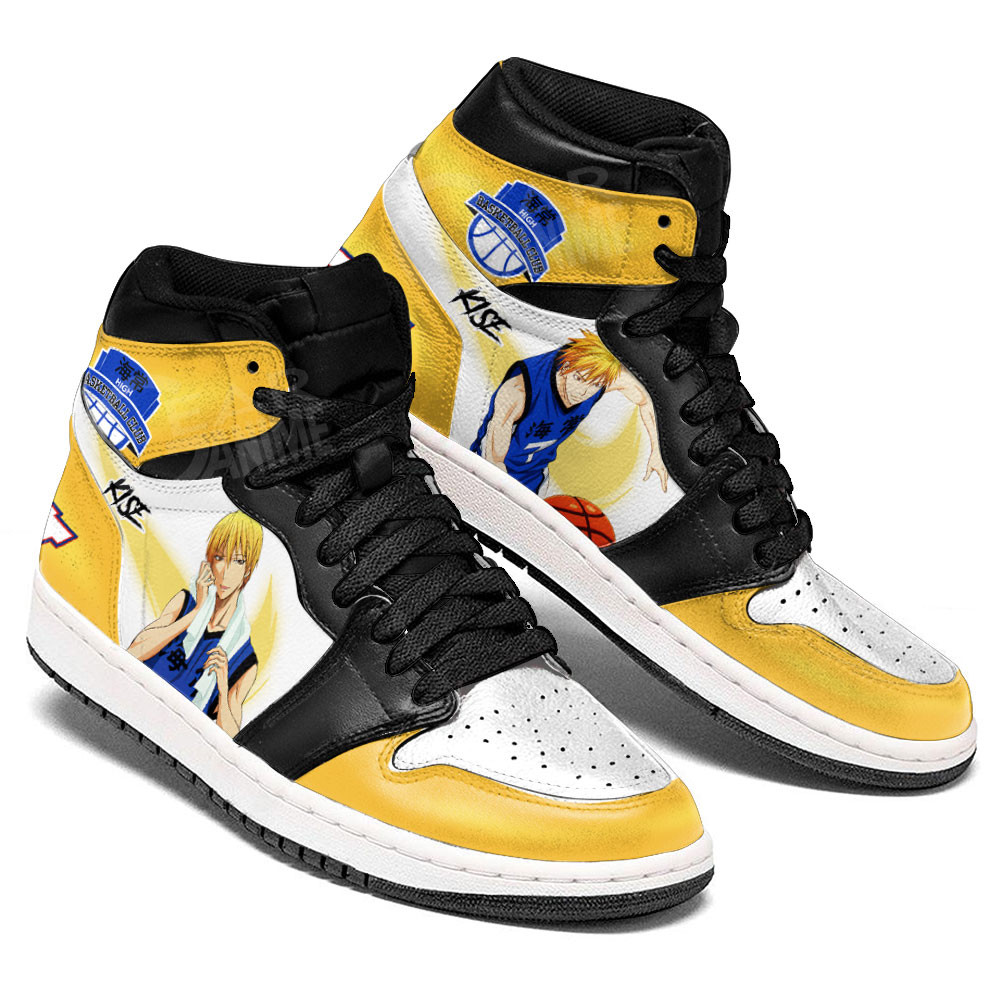 Ryota Kise JD1s Sneakers Kuroko’s Basketball Anime Shoes, Air Jordan Hightop
