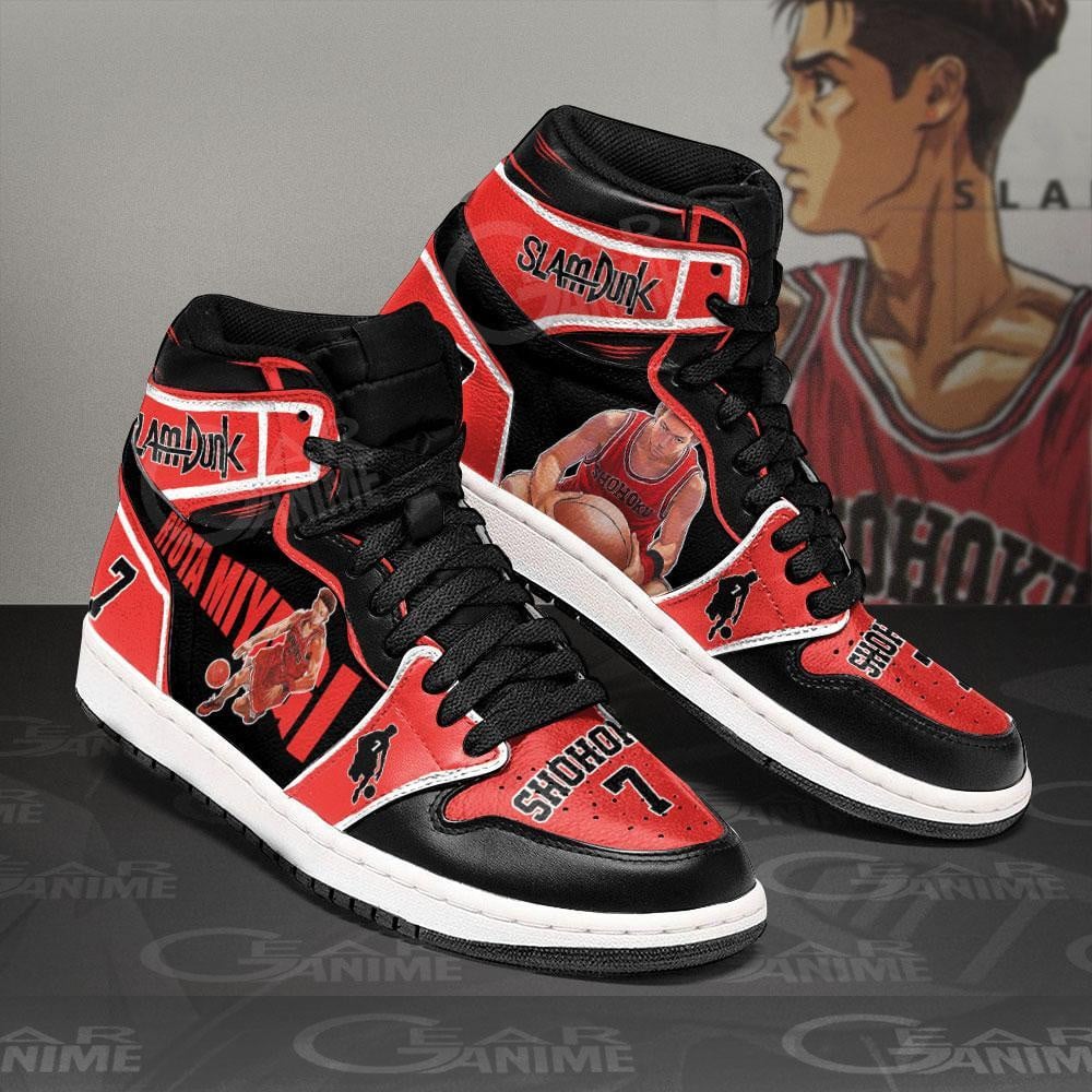 Ryota Miyagi JD1s Sneakers Anime Slam Dunk Shoes, Air Jordan Hightop