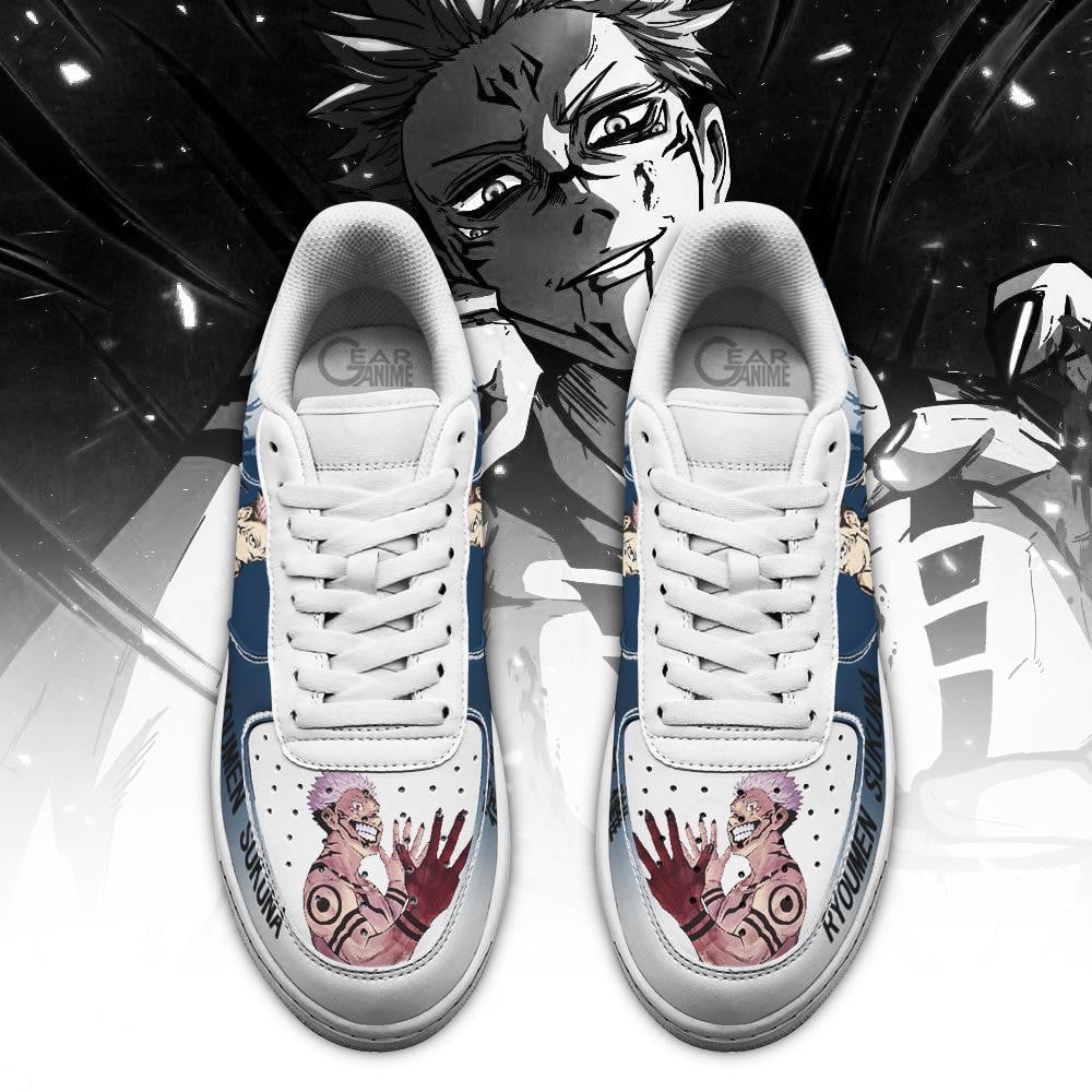 Ryoumen Sukuna Jujutsu Kaisen Air Sneakers Custom Anime Shoes