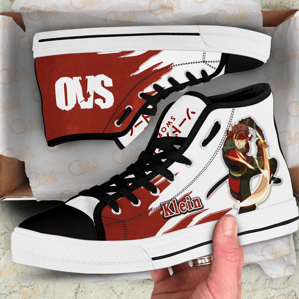 Ryoutarou Tsuboi High Top Shoes Custom Sword Art Online Anime Sneakers