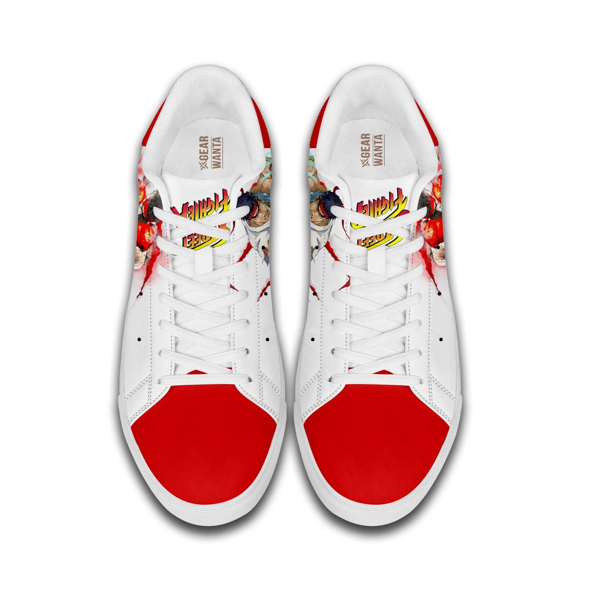 Ryu Skate Shoes Custom Street Fighter Game Shoes
